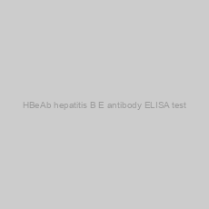 Image of HBeAb hepatitis B E antibody ELISA test